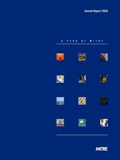 MITRE 2008 Annual Report